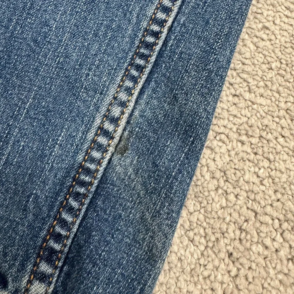 The Normal Brand Slim Straight Denim Jeans Men 32 Blue Medium Wash Cotton Casual